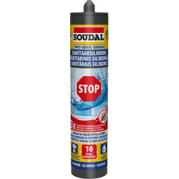 SANITĀRAIS SILIKONS 280ml CAURSPĪDĪGS