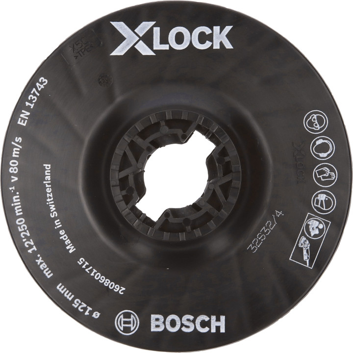 BALSTA DISKS ŠĶIEDRU DISKIEM D=125  X-LOCK
