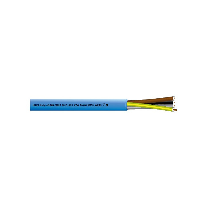Submersible Pump Cable 4x1.5mm 30m Blue