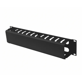 Organizatorius kabli RACK 19" 2U z zaślepką ViDiLine VIDI-R19-G2-2U czarny