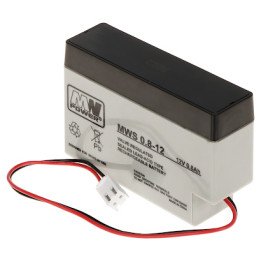MW Power 12V/0.8AH-MWS 12V 0,8Ah akumulators