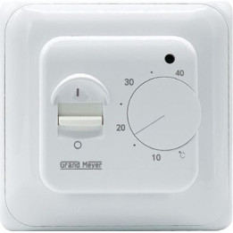 Grīdas apsildes lämpösäätimet, 3600W, 16A, IP20, balts