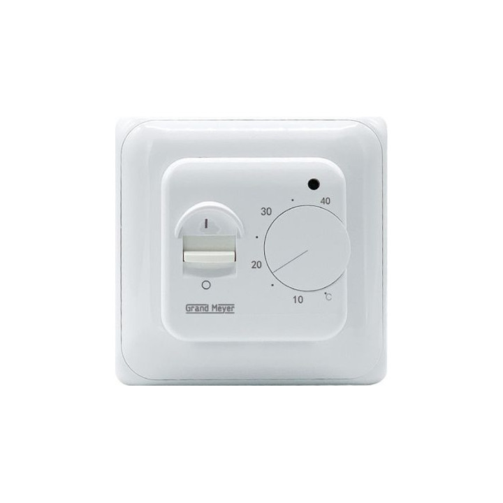 Grīdas apsildes lämpösäätimet, 3600W, 16A, IP20, balts