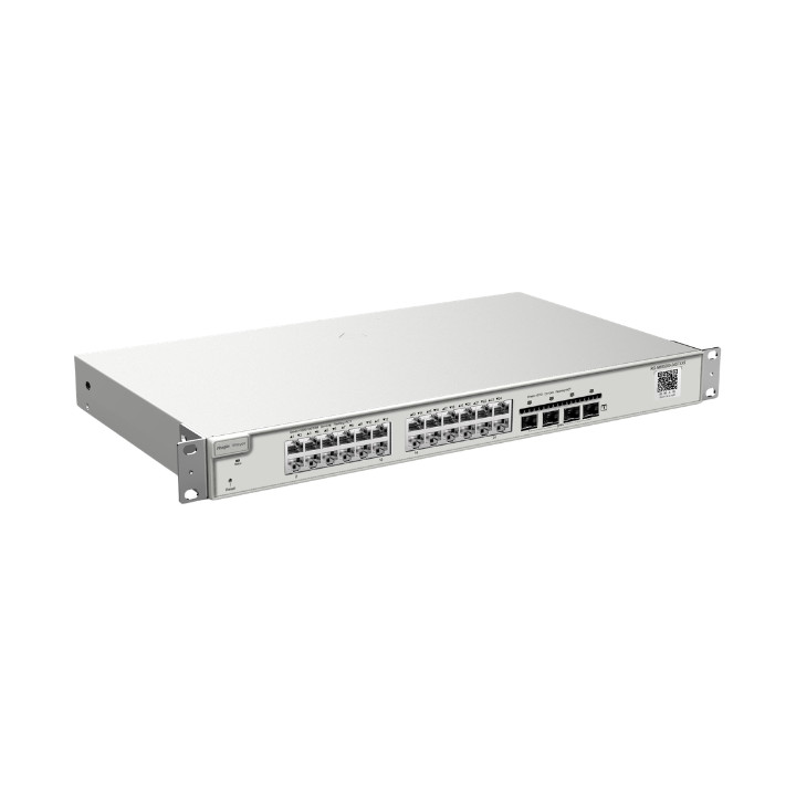 REYEE RG-NBS5200-24GT4XS Pārvaldāms Gigabitu slēdzis ar 4x 10GbE SFP+ augšupsaitēm, 24 porti