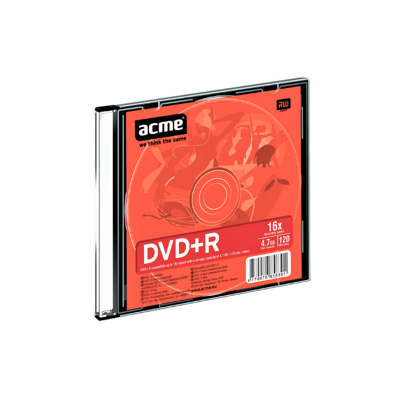 Acme DVD+R ierakstāmais disks, 4,7