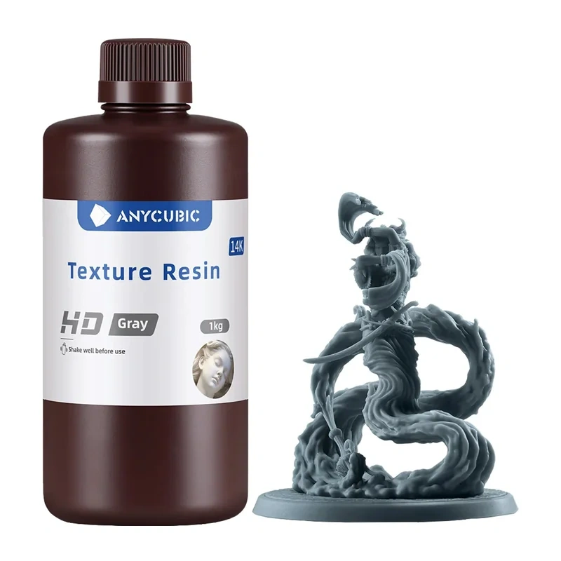 ANYCUBIC Texture Resin HD (pelēks)