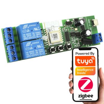 2CH DC 5-32V jannitteeton ZigBee + RF-ohjain