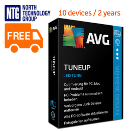 AVG TuneUp Multidevice, 10 laitetta, 2 vuotta (uusi lisenssi)