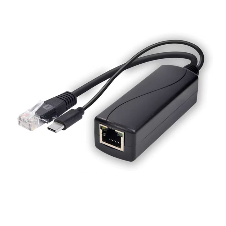 SMLIGHT PoE sadalītājs 100 Mb — Ethernet + USB-C/DC