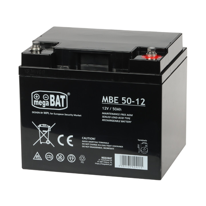 AKKU 12V/50AH-MB megaBAT