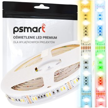 PSMART Tasma LED 12V RGB+CCT PRO 5050 IP20 12mm 60led/m 5m