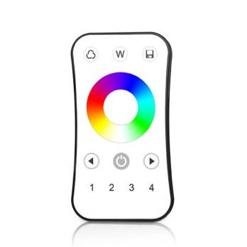 Talvadibas pults RGB/RGBW LED kontrollerim 4 zonas SD balts
