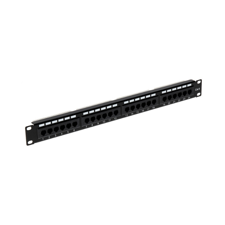 PP-24/RJ/6 24 portu RJ-45 panelis 1U