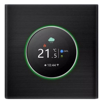 Smart Thermostat with Knob Black Boiler Switch 3A TR085C WiFi TUYA