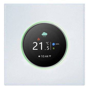 Smart Thermostat with Knob White Boiler Switch 3A TR085 WiFi TUYA