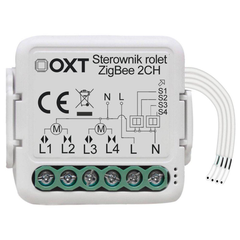 TUYA OXT mini 2 rullo slegu kontrollera ZigBee modulis
