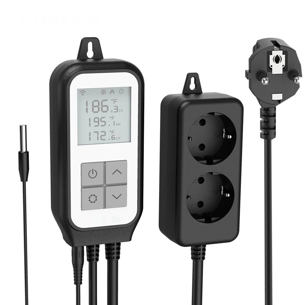 TUYA WiFi sildymo ir vesinimo temperaturos reguliatorius