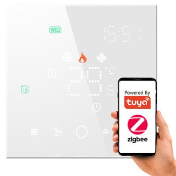 ZigBee termostaadiga suletud ahi Valge PS TUYA seeria