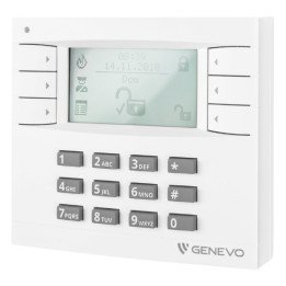 GENEVO PRIMA-LCD-WH-WH ЖК-клавиатура белая