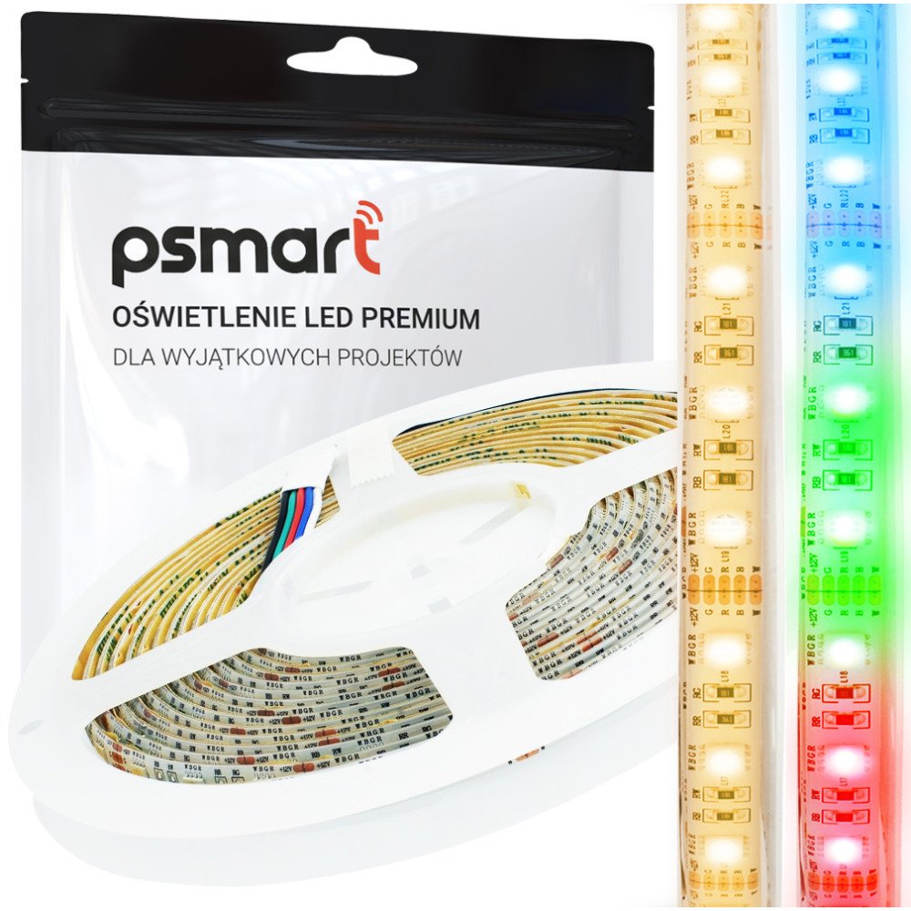 PSMART Tasma LED 12V RGBW 3000K 5050 IP65 60 / 5