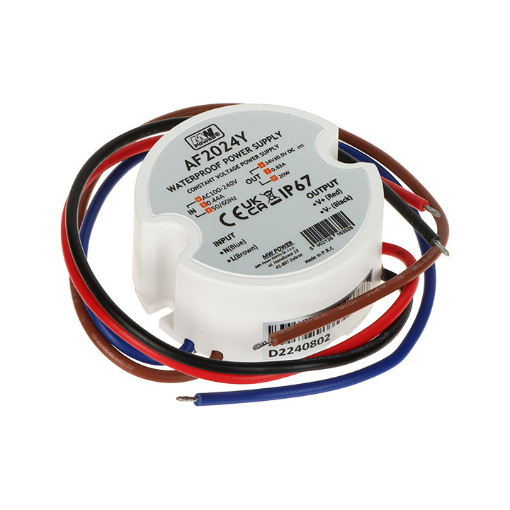 MW POWER 24V/0.83A-TP-V2 Strāvas slēdzis 83A 24V IP67