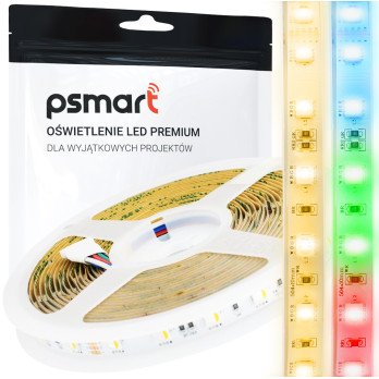 PSMART Tasma LED 24V RGBW 3000K 5050 IP20 60led/m 5m