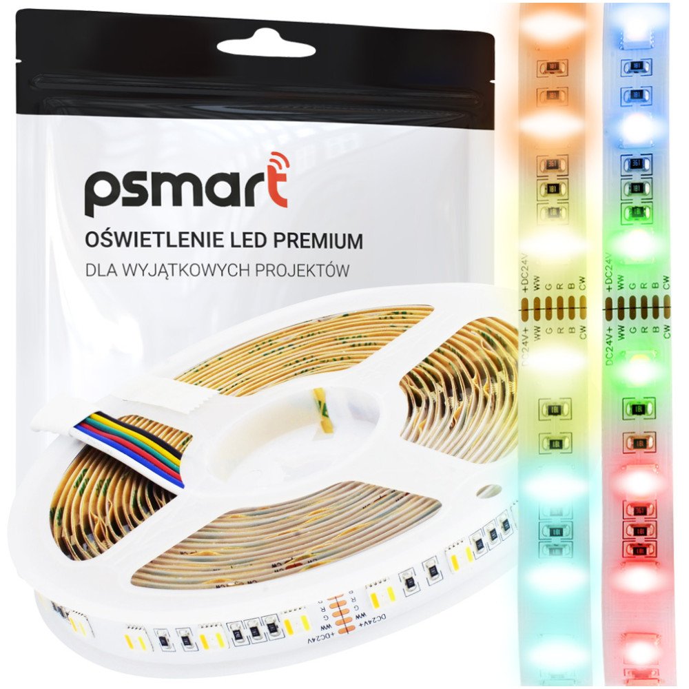 PSMART Tasma LED 24V RGB+CCT PRO 5050 IP20 60LED/ 5