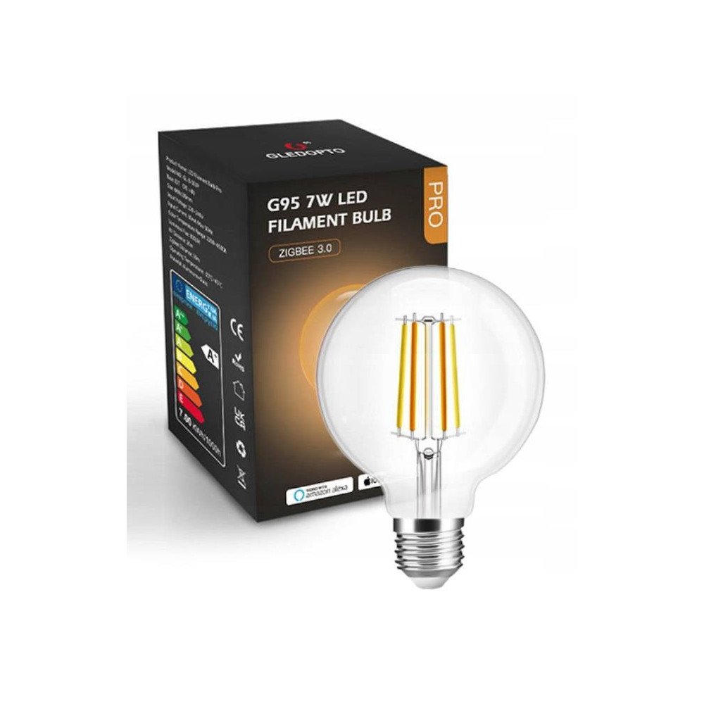 7W CCT White G95 ZigBee GL HUE TUYA lempute