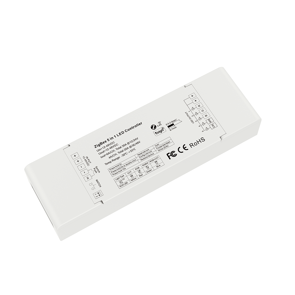 Kontroler LED 5w1 Zigbee + RF RGB + CCT SD HUE TUYA