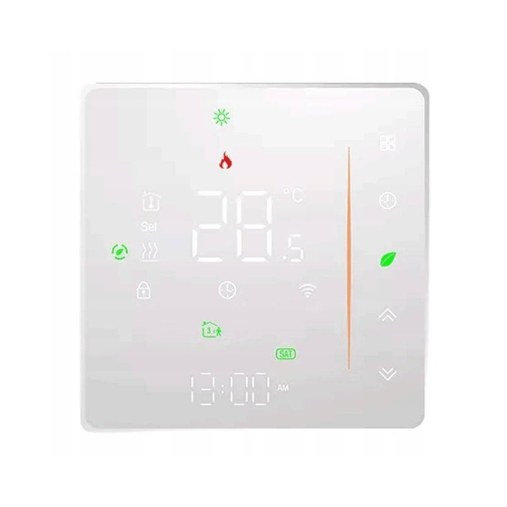 Ismanusis termostatas 16A grindu sildymas baltas WiFi TUYA