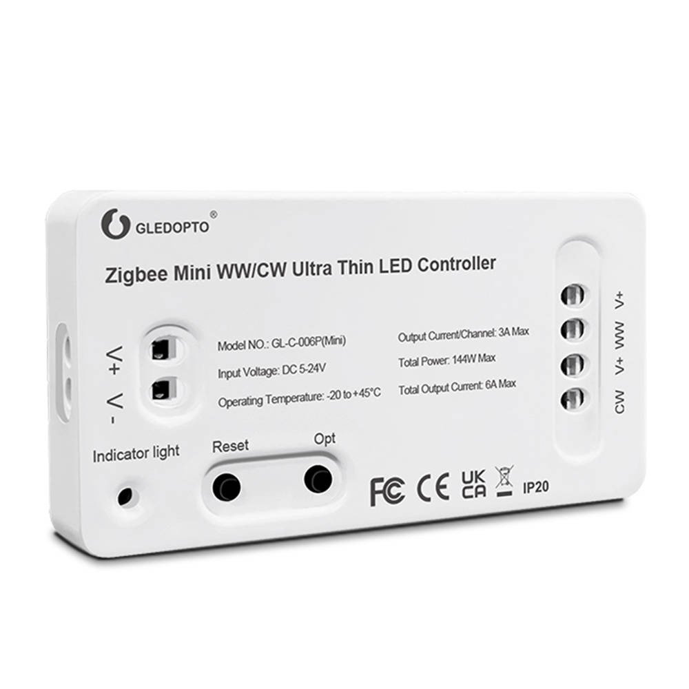 Ultra Mini kontroller LED WW/CW GL ZigBee HUE TUYA