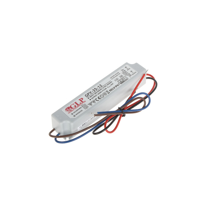 12V/3A/GPV Power Supply 36W IP67
