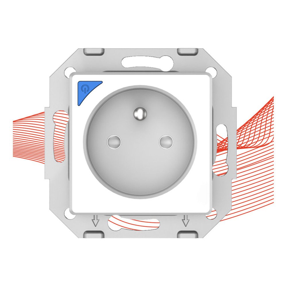 PSMART Balta merisanas ligzda RM ZigBee TUYA