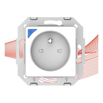 PSMART Balta merisanas ligzda RM ZigBee TUYA