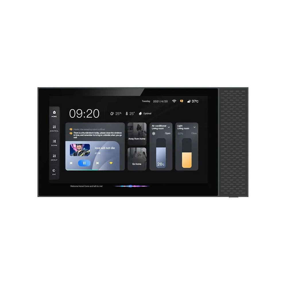 7" touch panel ZigBee WiFi Ethernet gateway TUYA