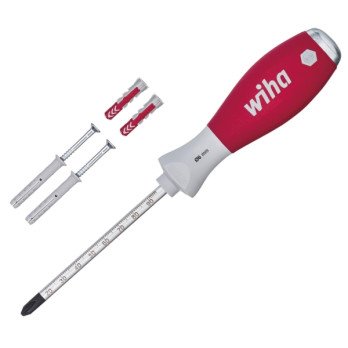 DOWEL RACKET WITH PHILIPS SCREWDRIVER PH2 WH-SOFTFINISH/41289 WIHA