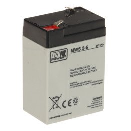 MW POWER 6V/5AH-MWS 6V 5Ah SLA akumulators