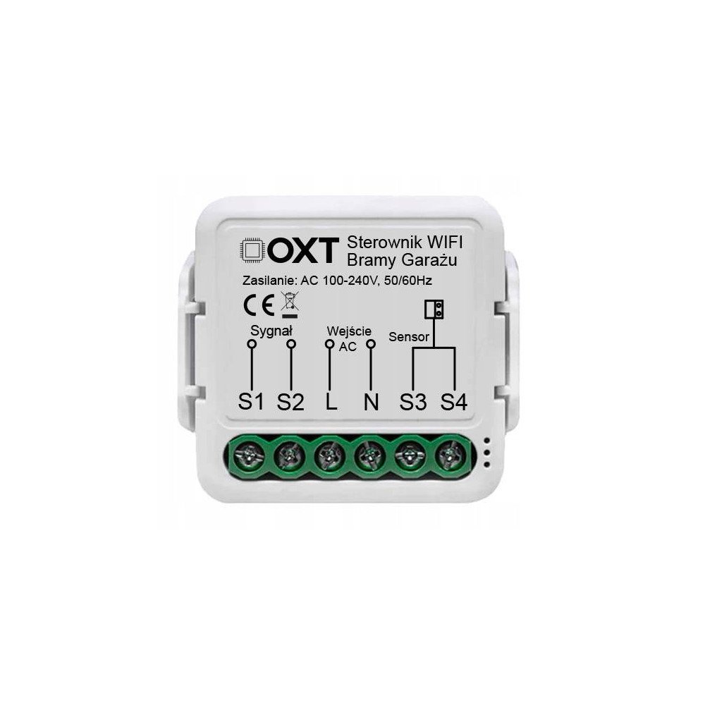 OXT-moduuli autotallin ovelle ilman WiFi-anturia TUYA