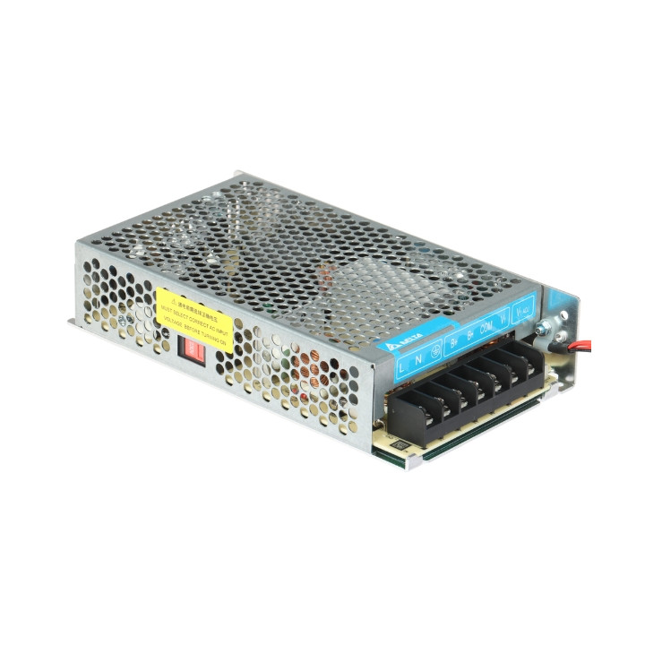 Delta Electronics PMU-13V155WCCA 13V 155W DIN bėgio maitinimo šaltinis, 11,9A išvestis, AC/DC keitiklis, skirtas pramoninei auto