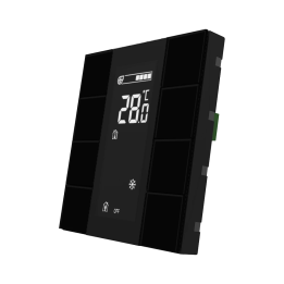 Interra ITR340-0031 iSwitch+ 10 mygtukų išmanusis jungiklis (juodas plexiglass)