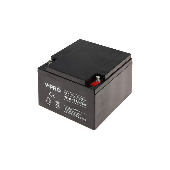 V-PRO 12V 26Ah Battery 12V/26AH-VPRO
