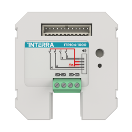 Interra ITR104-1000 4 kanalų DALI dvejetainė įvestis / mygtukų sąsaja