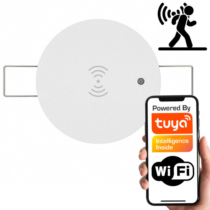 24GHz liike- ja valoanturi | Upotettava katto | WiFi | TUYA