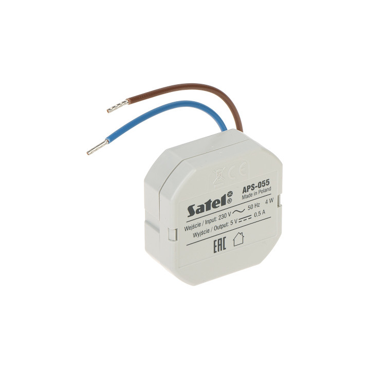 SATEL APS-055 12V DC 55W блок питания на DIN-рейку