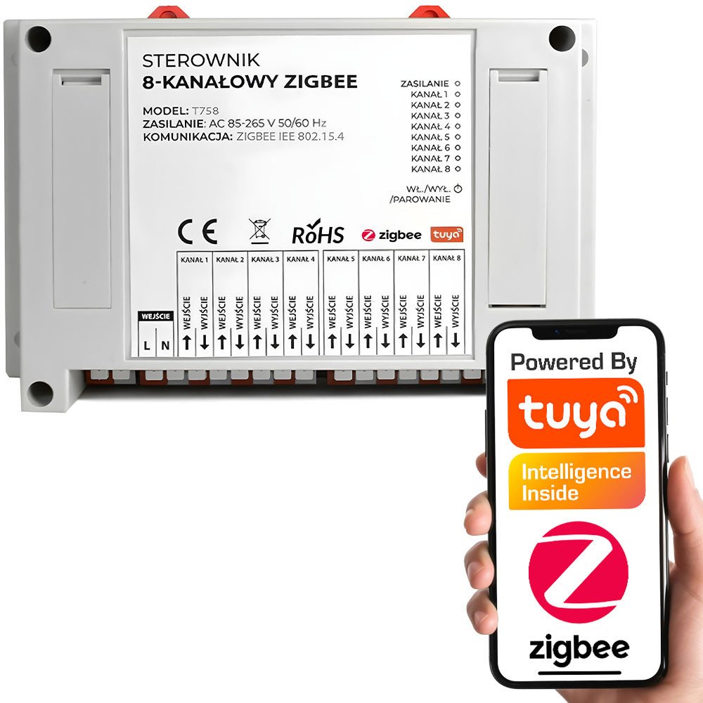 8- 8x10A ZigBee TUYA