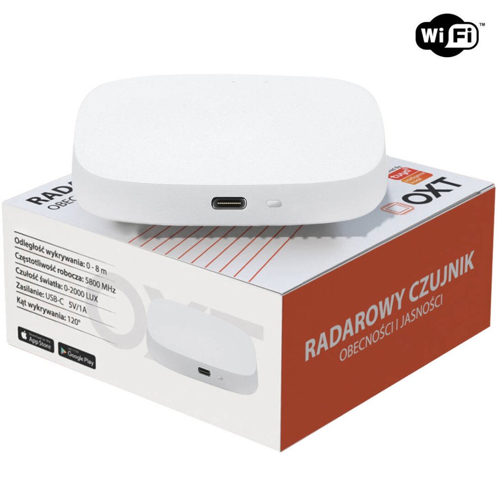 OXT ryskumo buvimo radaro jutiklis USB WiFi TUYA