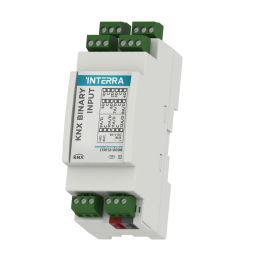 Interra ITS112-0006 12 kanālu KNX binārās ievades modulis — 6 analogie / 6 digitālie (montēts uz DIN sliedes)