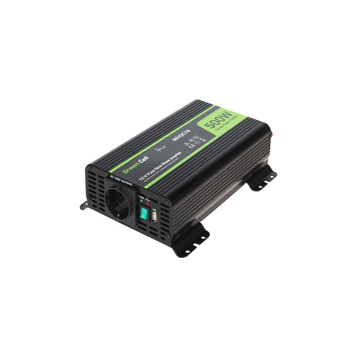 Green Cell INVGC16-GC 1600W tīrs sinusoidāls invertors