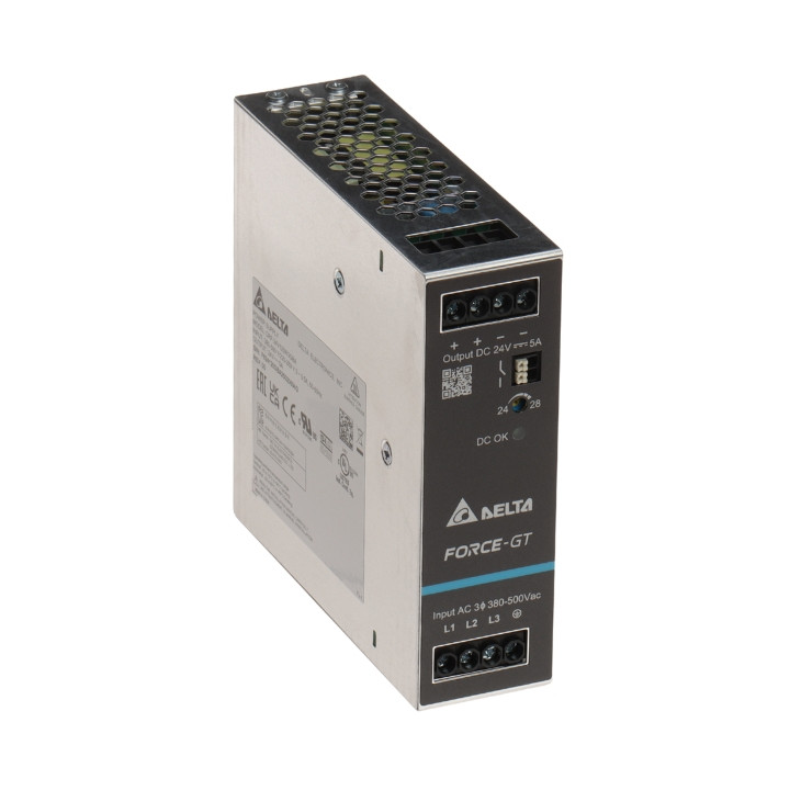 Delta Electronics DRF-24V120W3GBA Force-GT 3-Phase Power Supply 24V 120W
