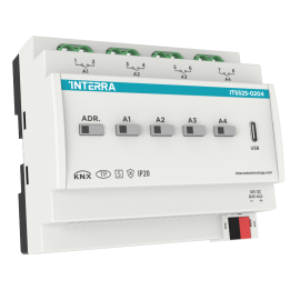 Interra ITS525-0204 Interra 4 kanalų 32A KNX jungiklio pavara